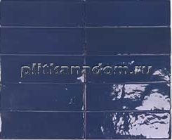 DNA tiles Safi 122101 Cobalt Синяя Глазурованная Настенная плитка 5,2х16 см
