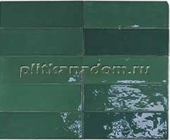 DNA tiles Safi 122102 Emerald Зеленая Глазурованная Настенная плитка 5,2х16 см
