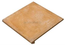 Exagres Alhamar Salmon Peldano Fiorentino Antislip Бежевая Матовая Ступень фронтальная 33x33 см