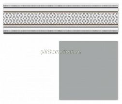 Heralgi Garden Cenefa Classic Gris Бордюр 8х30 см