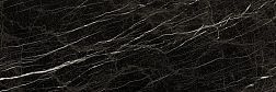 Eurotile Amina 672 ANI3BK Black Черная Глянцевая Настенная плитка 30x90 см