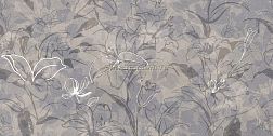 Meissen Floresta 17551 Цветы Синий Матовый Rett. Керамогранит 60x120 см