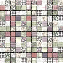 Mosavit Стеклянная мозаика Graphic Patchwork Spring 31,6x31,6 см