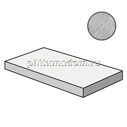 Cerdomus Supreme Angolo Dx Grad.C.Retta Silver Nat 75507 Ступень 33x120 см
