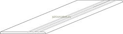Kutahya Spazio Anthracite Matt Ступень с насечками 30х120 см